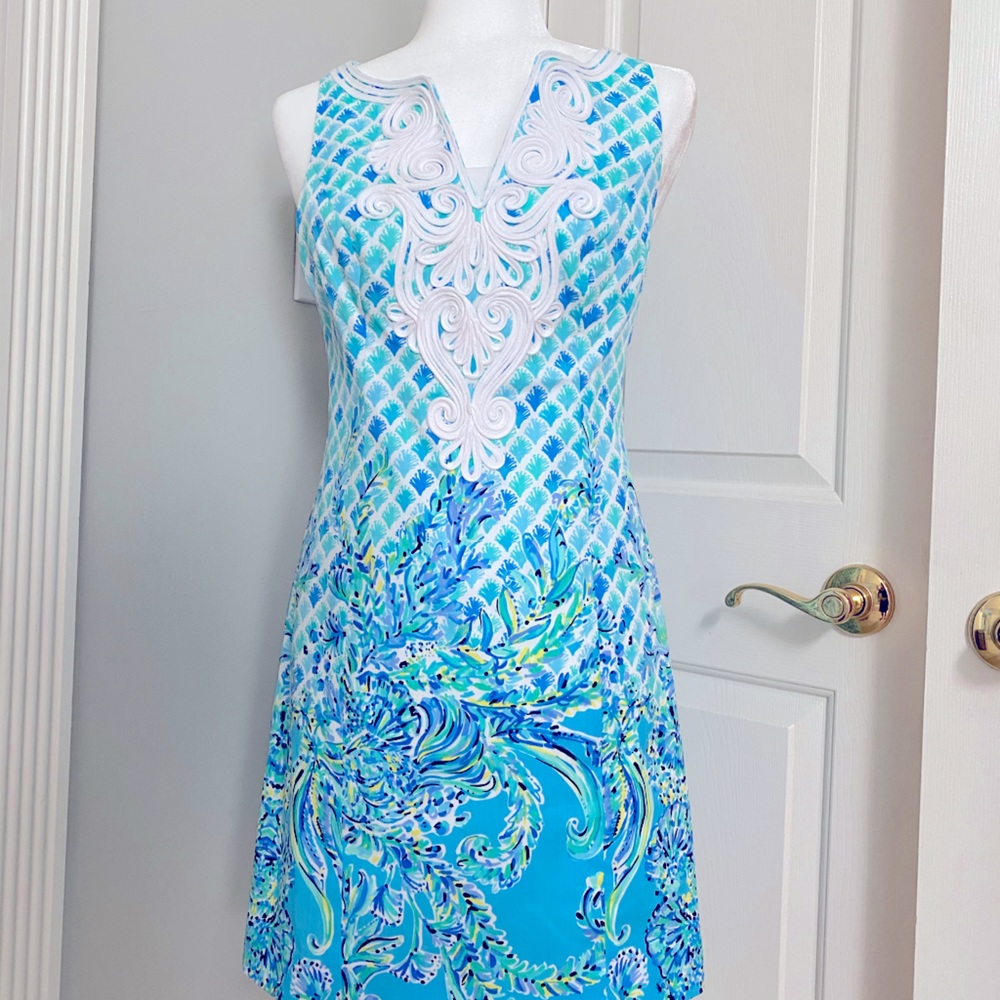Lilly Pulitzer Gabby Stretch Shift Size SZ 0